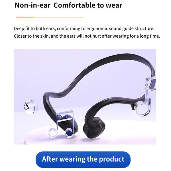 Bone Conduction Hearing Aids for Deafness Bluetooth Wireless Hearing Amplifier