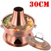 Chinese Charcoal Hotpot Cookware Hot Pot Copper Old Beijing Charcoal Pot