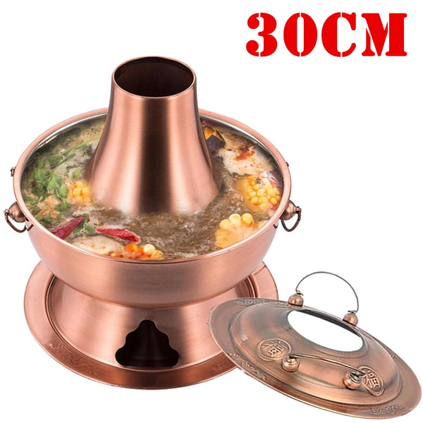 Chinese Charcoal Hotpot Cookware Hot Pot Copper Old Beijing Charcoal Pot