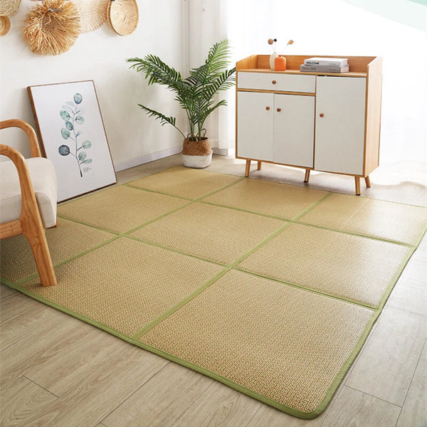Japanese Tatami Mat Igusa Tatami Mattress 0.47'' Thick Japanese Floor Mattress - Image 6