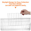 Catch Pigeon Trap One-Way Entrance Pigeon Dove Trap Cage Foldable Galvanised - Image 8