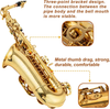 Eb Alto Saxophone Brass Lacquered Gold E-Flat Sax with Case & Accessories