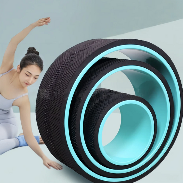 Back Roller lotus Wheel Set of 4 with Yoga Blocks, High Density Foam - Image 14