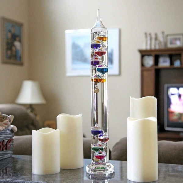 Galileo Thermometer 44cm Beautiful Weather Appartus Educational Toy
