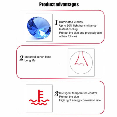 Beauty Salon IpL E Light OPT Painless Laser Permanent Hair Removal Machine