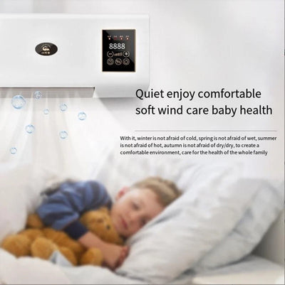 Wall Mounted Fan Air Conditioner Mini Fan Natural Wind Heating Double Use 2000W - Image 9