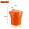 Commercial Vegetable Dehydrator Manual Salad Spinner Fruit Dryer Basket 25L