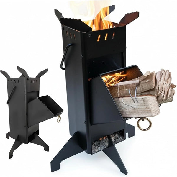 Rocket Stove Portable Wood Stove Fire Camping Stove for Outdoor Cooking Camping - Image 12