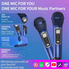 Bluetooth Karaoke Speaker & 2 Wireless Microphones Rechargeable Karaoke Machine