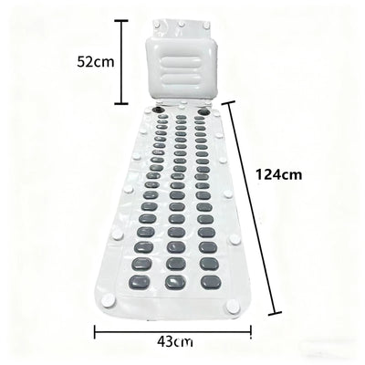 AIWFL Bath Spa Massage Mat, Bubble Bath Mat, 6-Speed Adjustable Massage with Remote - Image 2