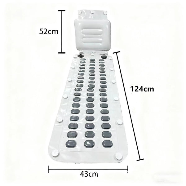 AIWFL Bath Spa Massage Mat, Bubble Bath Mat, 6-Speed Adjustable Massage with Remote - Image 2