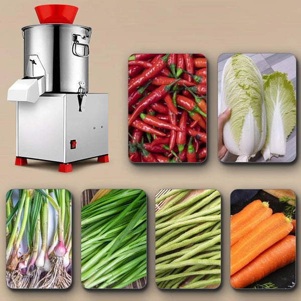 1200W Electric Commercial Vegetable Chopper Cutting Machine Food Processor - Image 12