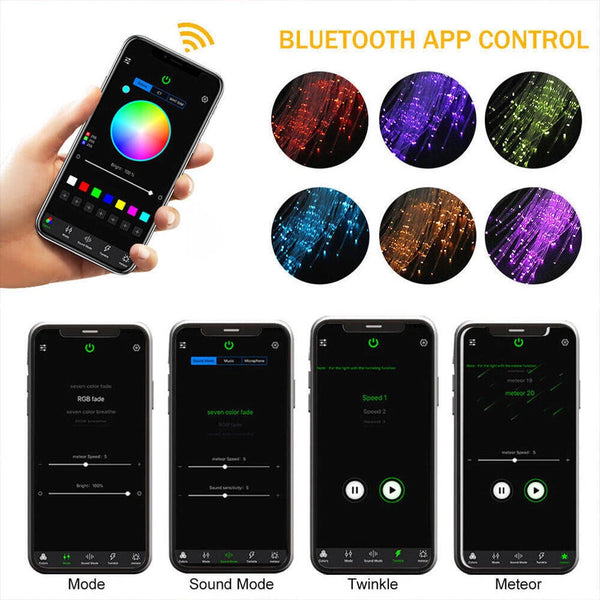 1000pc Fiber Optic Car Home Headliner Star Light kit Roof Ceiling Light w/Remote