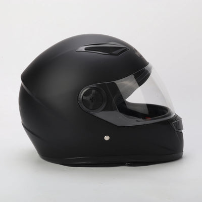 Black Motorcycle Bike Helmet Black Full Face Motorbike Helmets Visor 56-60cm - Image 6