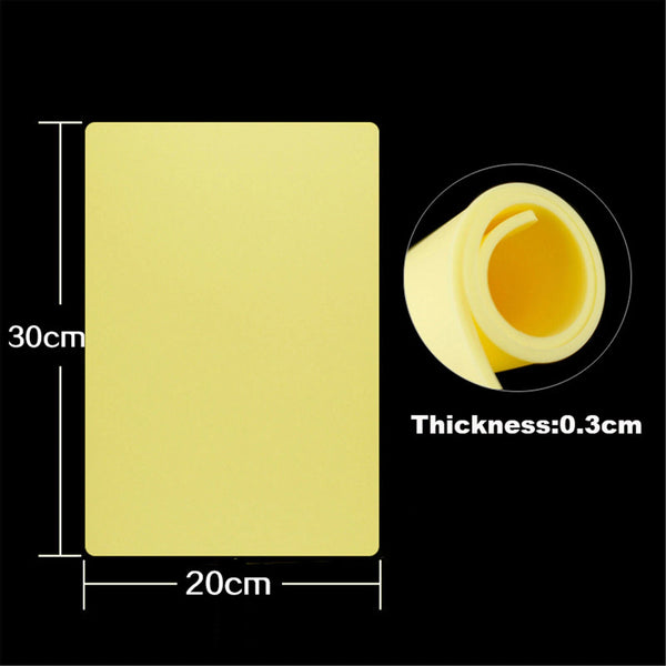 10PCS 3mm Tattoo Practice Fake Skin Double Sided Reusable Silicone Beginner - Image 3