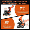 1200W Electric Drywall Sander Foldable Dust Free Wall Sander with Vacuum Bag