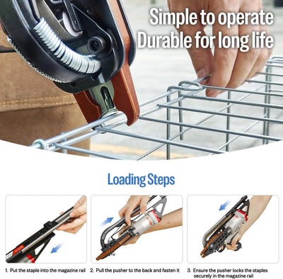 SC7C-I2 Pneumatic Hog Ring Stapler 15GAAir C Ring Stapler Gun Hog Ring Pliers