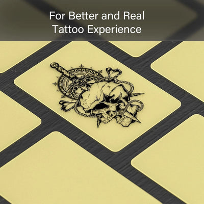 10PCS 3mm Tattoo Practice Fake Skin Double Sided Reusable Silicone Beginner - Image 12