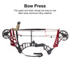Portable Bow Press Ratchet Compound Bow Open Repair String Changer Archery Tool