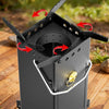 Rocket Stove Portable Wood Stove Fire Camping Stove for Outdoor Cooking Camping - Image 7