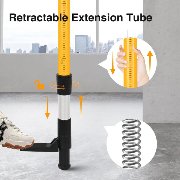 12 Ft/3.7m Adjustable Telescoping Pole for Rotary Line Lasers level AU STOCK