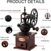 Burr Coffee Grinder Wooden Manual Coffee Grinder Classic French Coffee Milling - Image 4