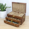 3-Tier Wooden Jewelry Box Jewelry Organizer Case Large Storage Box 29*19*17.5cm - Image 3
