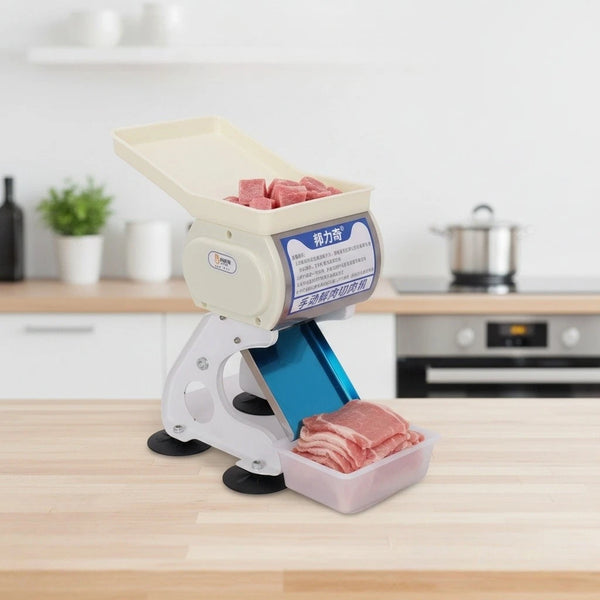 Manual Meat Cutter Food Jerky Slicer for Household＆Commercial Stainless Steel - Image 2