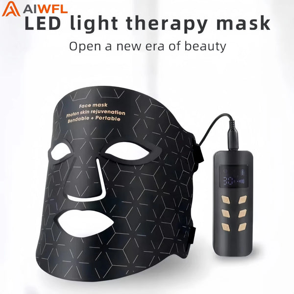 4 in 1 Red Light Therapy Mask Red Led Light Therapy Infrared Flexible Soft Mask - Image 1