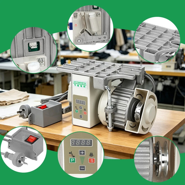Industrial Brushless Sewing Machine Servo Motor & Controller 750W 200-6500RPM