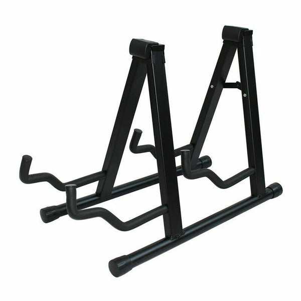 Portable Foldable Ukelele Guitar Stand Bass Electric Acoustic Floor Holder Rack