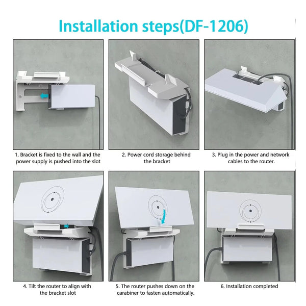 For Starlink Gen 3 Mount Starlink Standard V3 Mesh Router Power Supply Brackets
