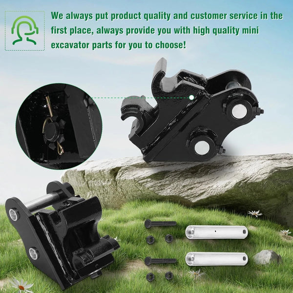 90mm Quick Hitch: Attachment for Mini Excavators Mini Excavator Quick Coupler - Image 7