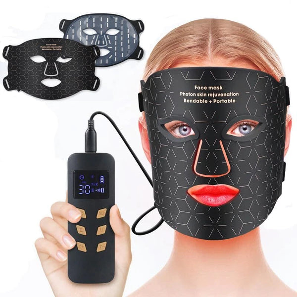 4 in 1 Red Light Therapy Mask Red Led Light Therapy Infrared Flexible Soft Mask - Image 3