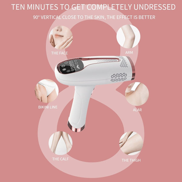Permanent Hair Removal IPL Laser Ice Point 999,999 Flashes Painless Epilator