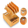 USB Charge Station Multi-Device Hub Charging Dock for Phone iPad Tablet Bamboo - Image 6