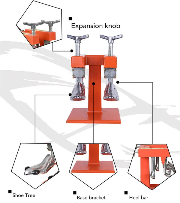 Double Head Shoe Expansion Stretching Machine Stretcher Expander Set Shoe Repair