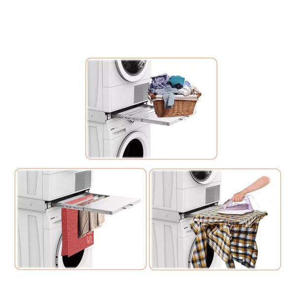 AIWFL Washer Dryer Stacking Kit Stacking Fram Kit with Non-slip Mat for Home - Image 8