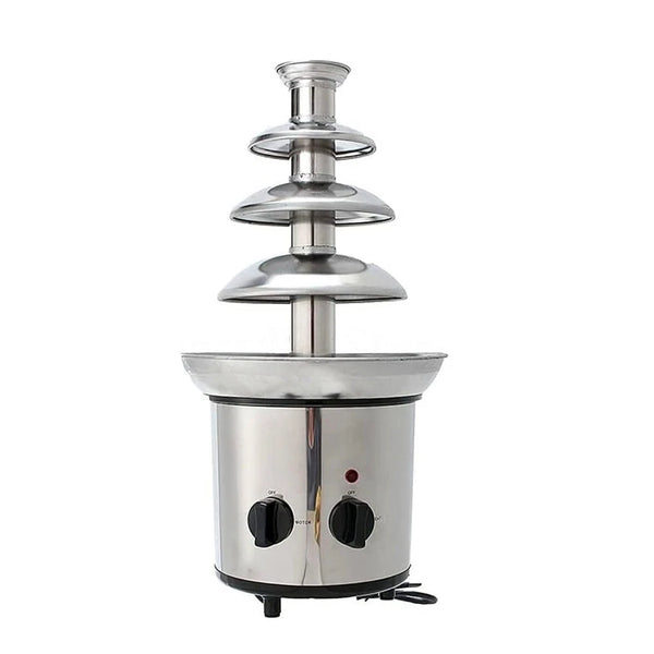 4 Tier Electric Chocolate Fountain Chocolate Fondue Waterfall Stainless Steel - Image 15