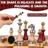 40x40cm Wooden Chess Set Premium Solid Wood Board Metal Chess Pieces Drawer - Image 3