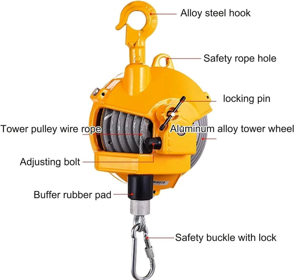 SPRING BALANCER self-lock Truck Farm Crane Petrol Post Driver 22-30Kg - Image 2