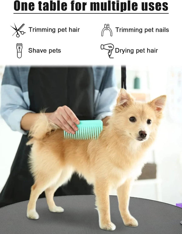 24in Pet Grooming Table with Loop 360° Rotating Grooming Station Adjustable Height - Image 6