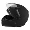 Black Motorcycle Bike Helmet Black Full Face Motorbike Helmets Visor 56-60cm - Image 7