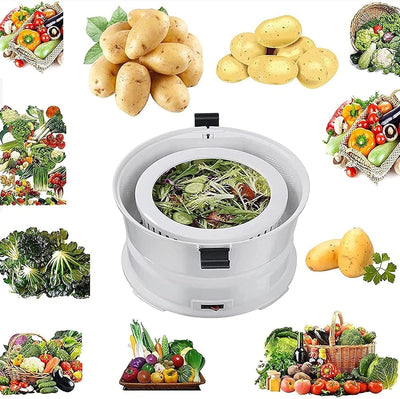 Electric Potato Peeler Commercial Automatic Peeler Suitable for 1.76 lb Potatoes - Image 18
