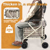 Shopping Trolley on Wheels Portable Folding Elderly Shopping Cart Walking Aid
