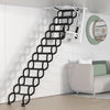 Electirc Attic Ladder Aluminum Folding 80*110 cm 9.4Ft With Remote Loft Stairs