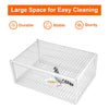 Catch Pigeon Trap One-Way Entrance Pigeon Dove Trap Cage Foldable Galvanised - Image 9