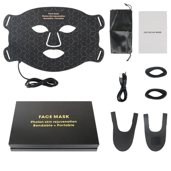 4 in 1 Red Light Therapy Mask Red Led Light Therapy Infrared Flexible Soft Mask - Image 9