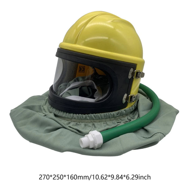 Sandblasting Helmet Sand Blasting Hood Cape for Sandblasting Welding Cutting
