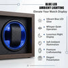Watch Winder Automatic Watches Box 6 Watch Display Box 5 Rotation Modes - Image 9